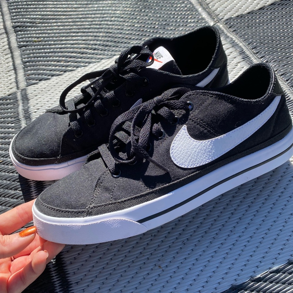 Nike court legacy canvas black